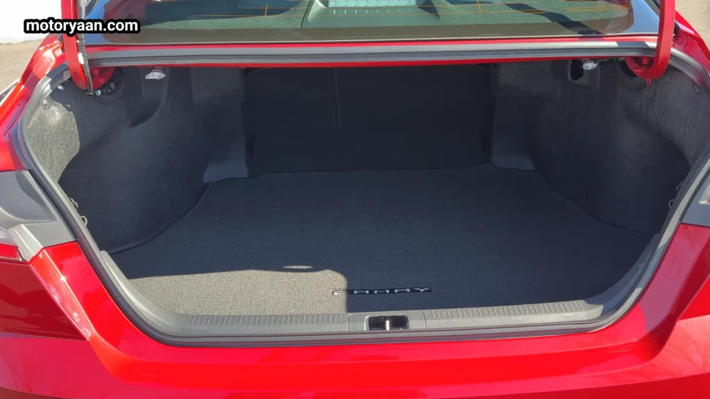 2026 Toyota Camry XSE AWD Trunk Cargo Space