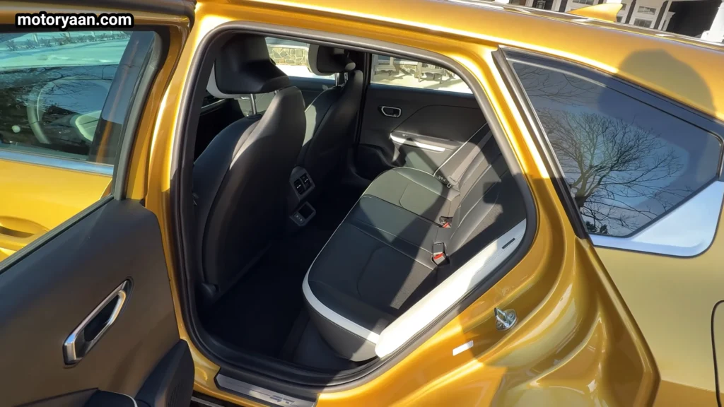Rear Seats of the 2026 Kia K4 GT Line