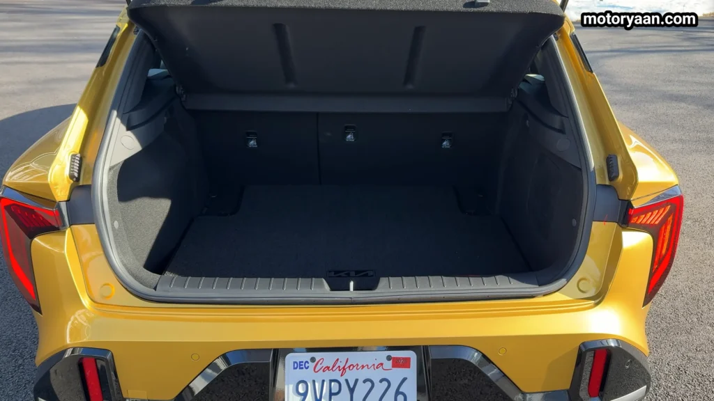 Boot Space of the 2026 Kia K4 GT Line