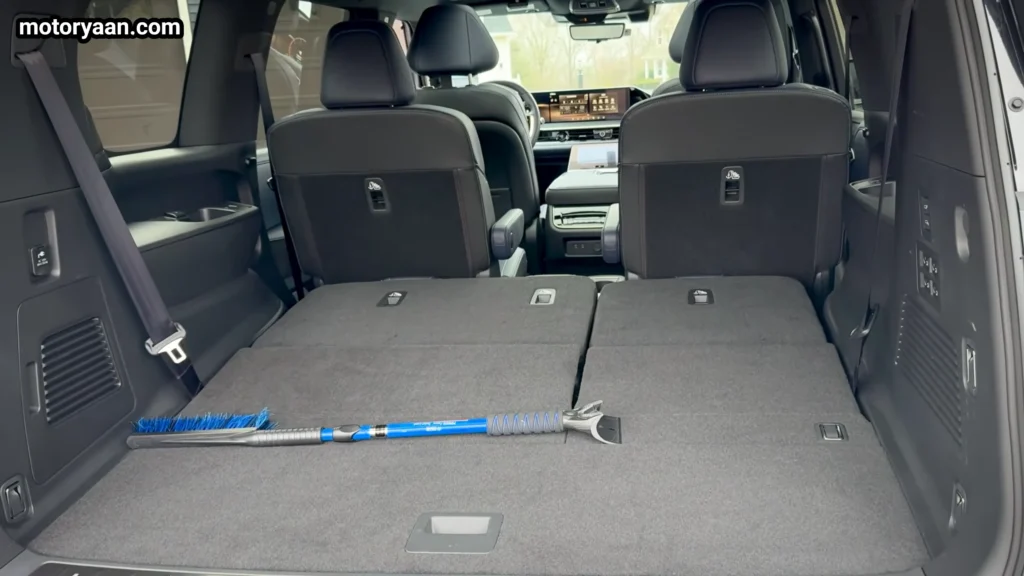 2026 Infiniti QX80 Sport cargo space third row folded