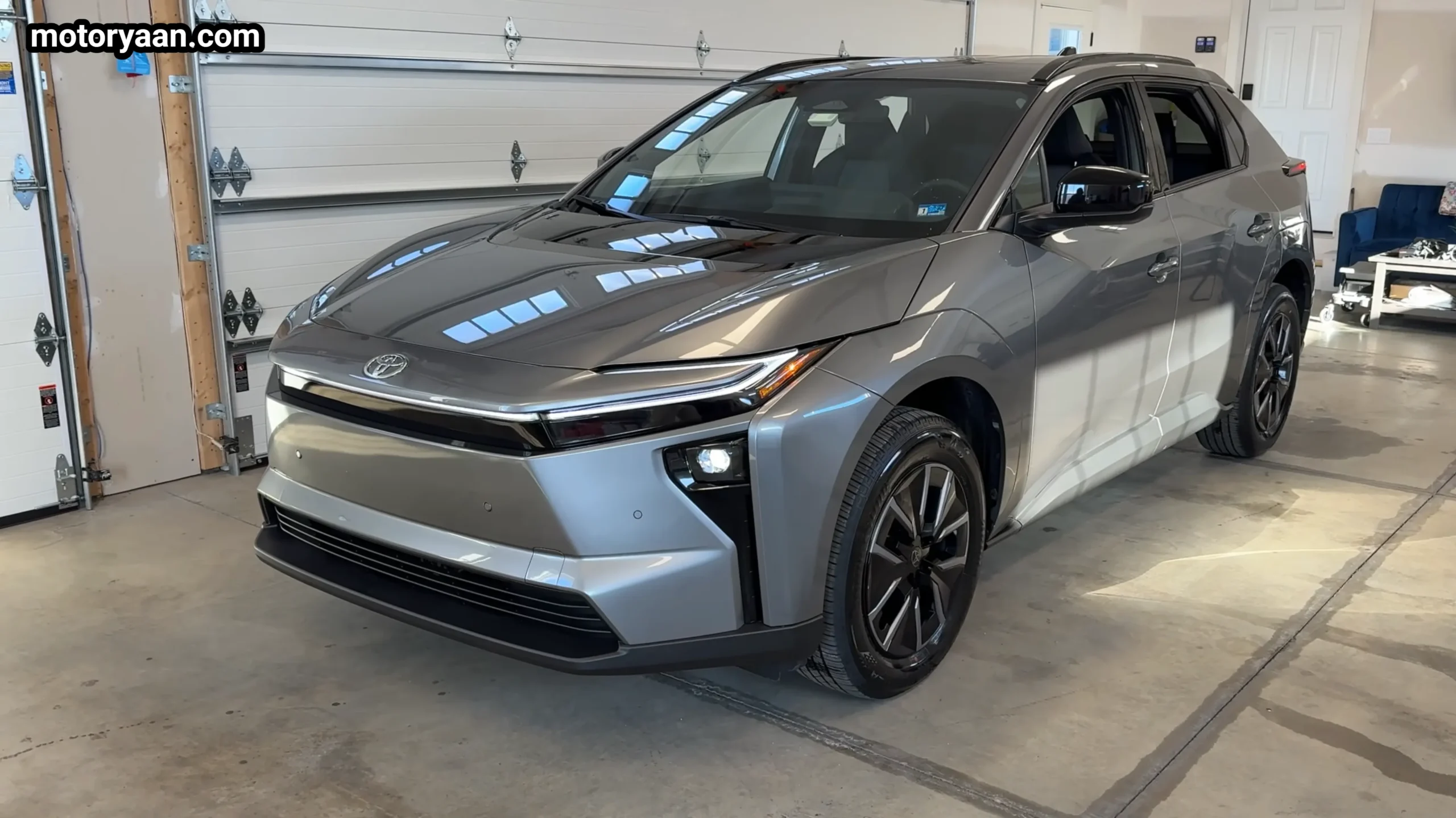 2026 Toyota bZ XLE Plus front three quarter profile