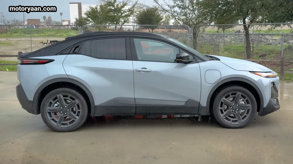 2026 Subaru Uncharted side profile coupe style electric SUV design