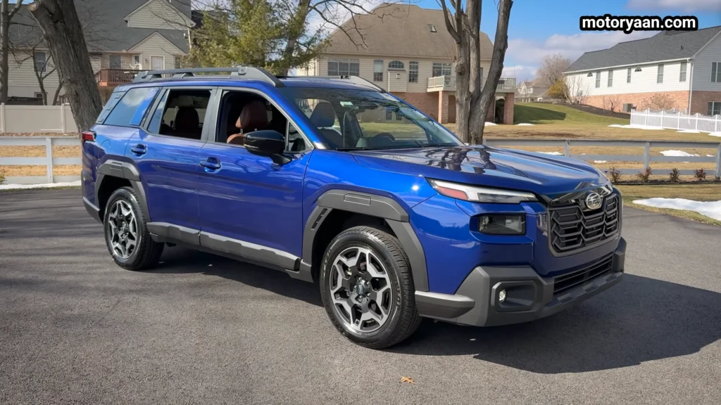 2026 Subaru Outback side profile showing wagon proportions and ground clearance