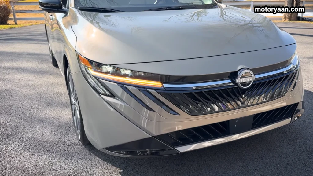 2026 Nissan Sentra SL front grille close up LED DRL detail