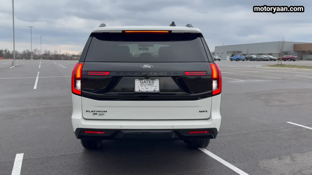 2026 Ford Expedition rear design LED tail lights and tailgate