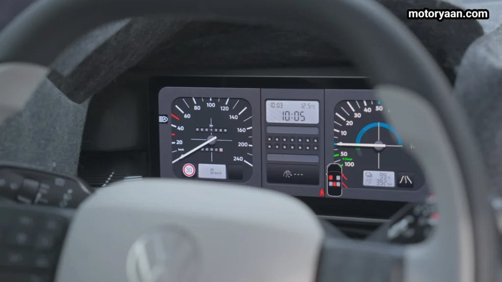 Volkswagen ID Cross digital instrument cluster with driver display