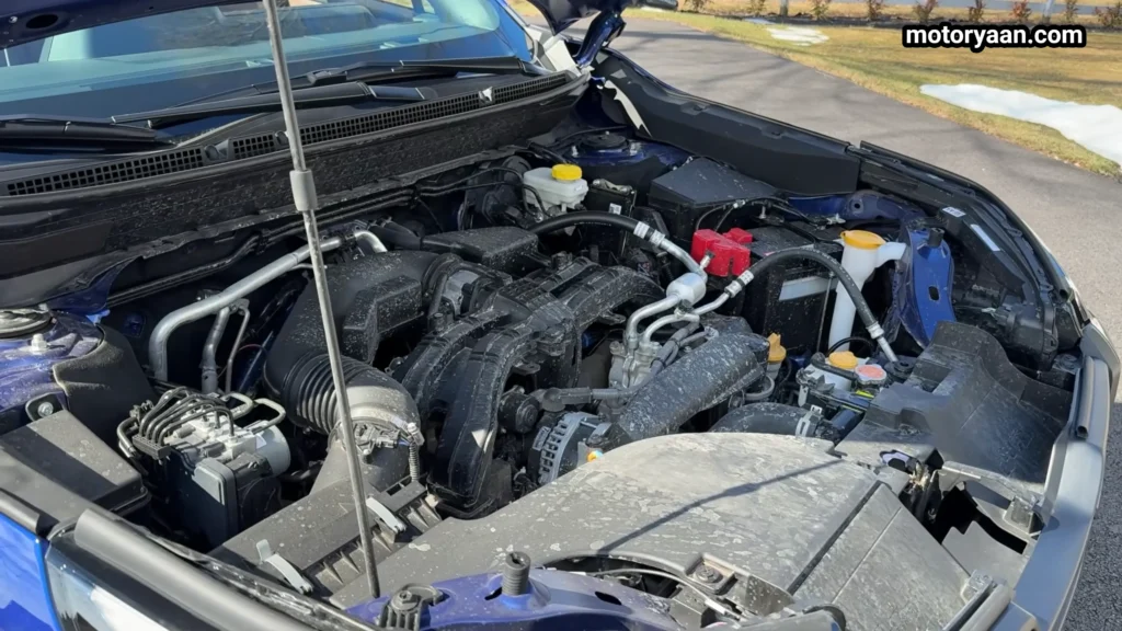 2026 Subaru Outback 2.5L boxer engine engine bay view