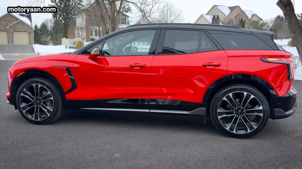2026 Chevrolet Blazer EV SS side profile electric performance SUV design