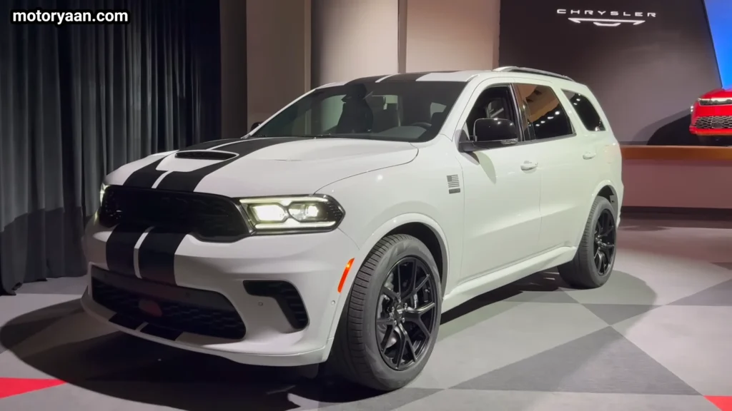 2026 Dodge Durango A250 Edition front three quarter view muscular SUV stance