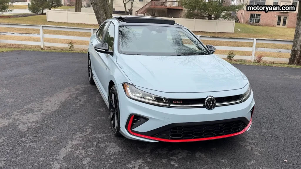 2026 Volkswagen Jetta GLI front fascia and partial side profile