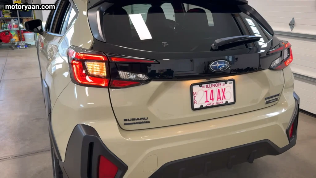 2026 Subaru Crosstrek Hybrid Rear Profile Design