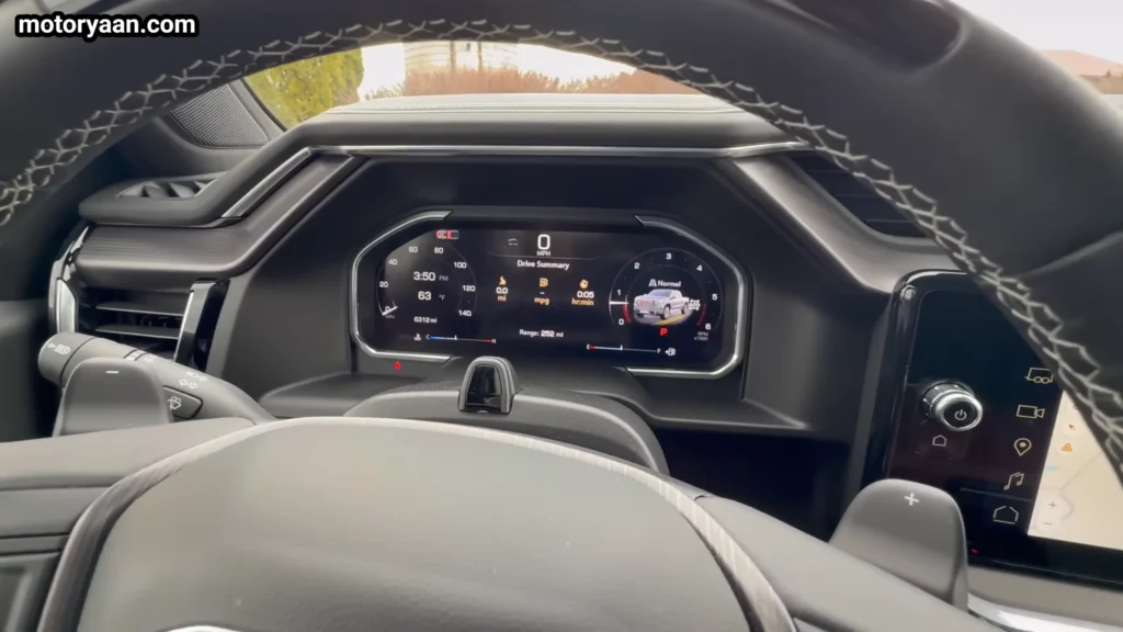 2026 GMC Sierra 1500 Denali Ultimate digital instrument cluster display