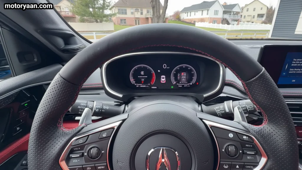 2026 Acura MDX Type S digital instrument cluster display