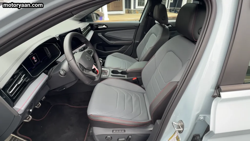 2026 Volkswagen Jetta GLI front interior cabin with front seats