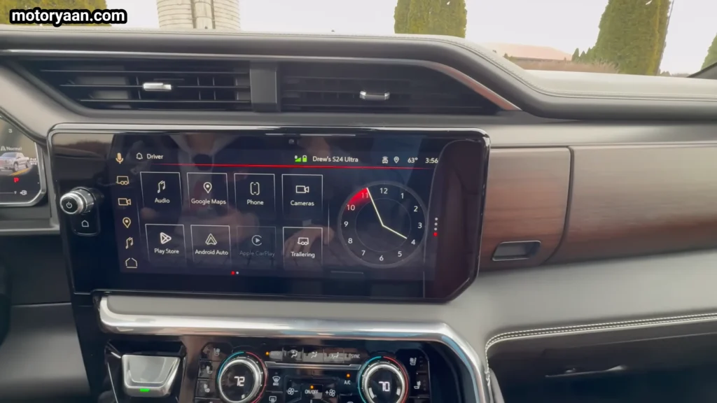 2026 GMC Sierra 1500 Denali Ultimate infotainment system with Google built in and navigation