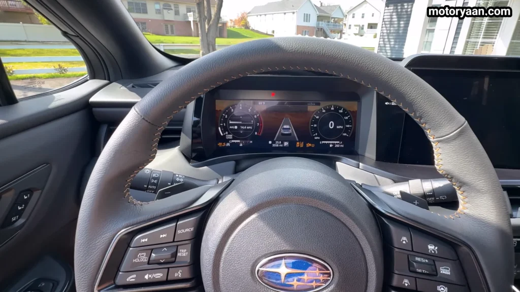 2026 Subaru Outback Wilderness digital instrument cluster display