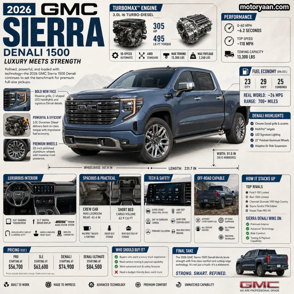 2026 GMC Sierra 1500 Denali Ultimate