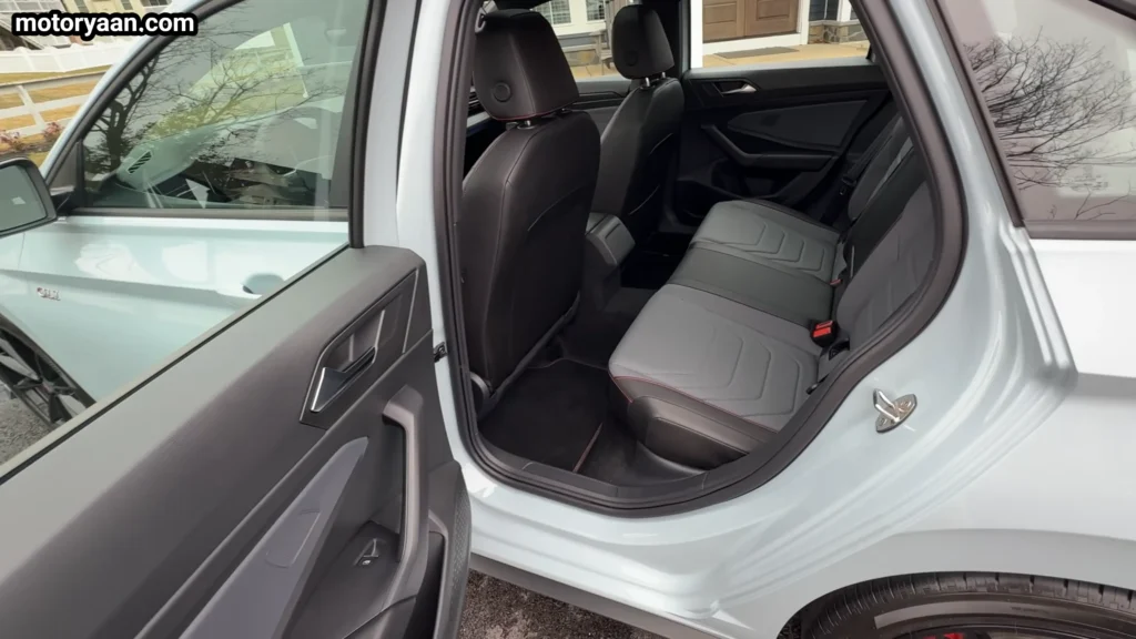 2026 Volkswagen Jetta GLI front and rear seats interior view