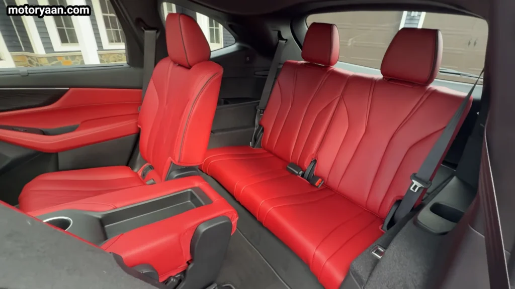 2026 Acura MDX Type S third row seating space and layout