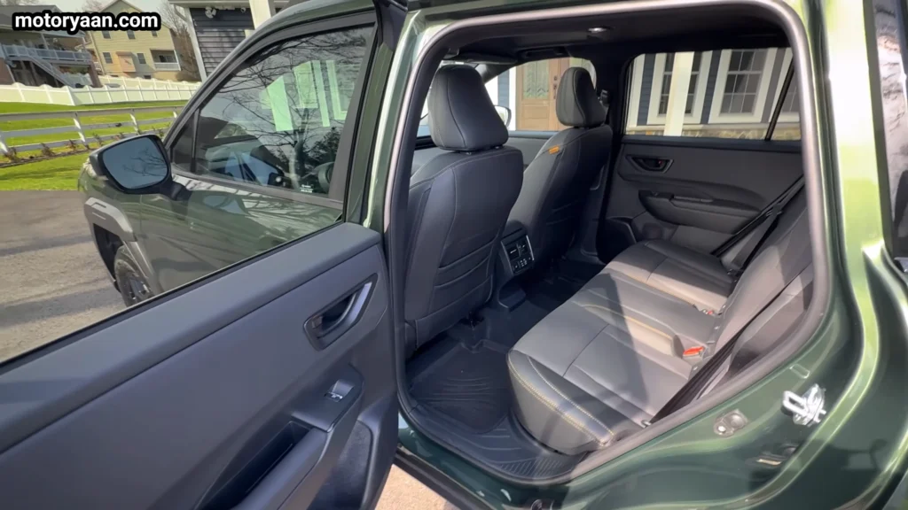 2026 Subaru Outback Wilderness front and rear seats cabin space