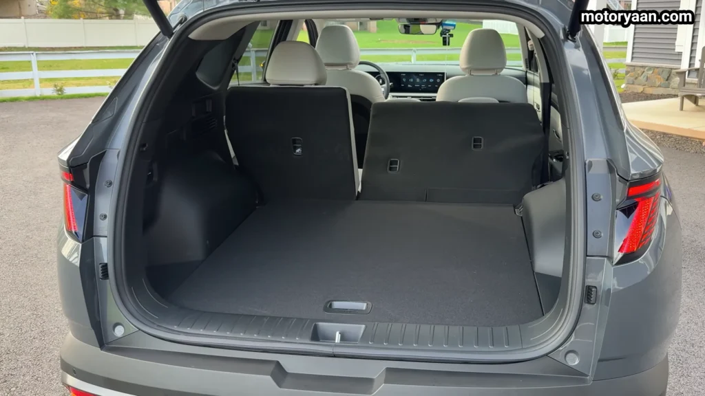 2026 Hyundai Tucson Hybrid boot space cargo area
