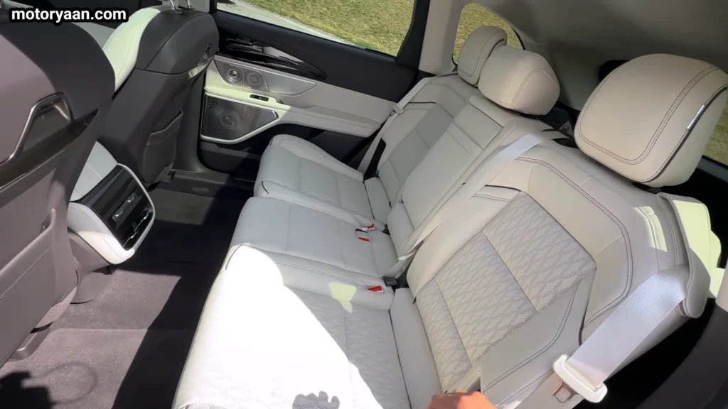 rear seats of 2026 Lincoln Nautilus Black Label Hybrid with reclining function
