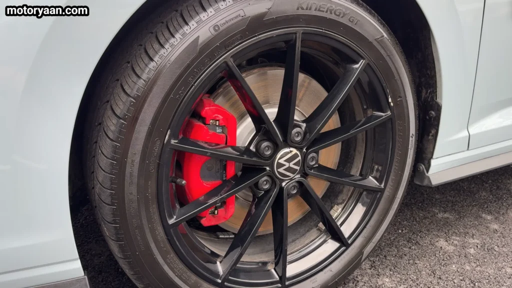 2026 Volkswagen Jetta GLI alloy wheel design close up