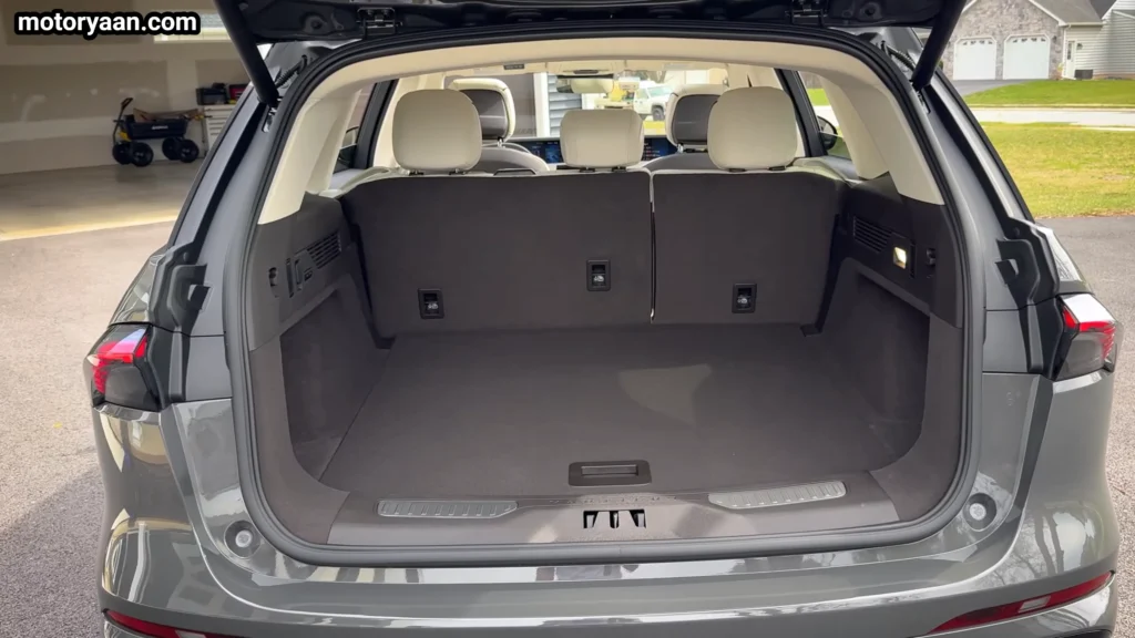 boot space of 2026 Lincoln Nautilus Black Label Hybrid cargo area