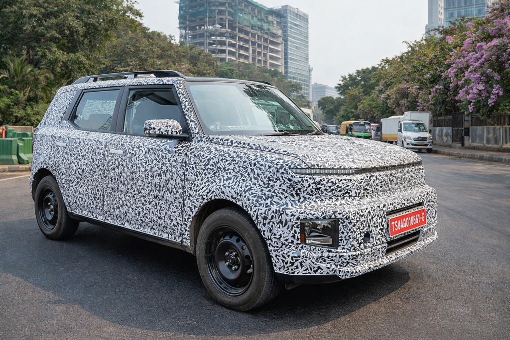 New Hyundai Compact Electric SUV Spied