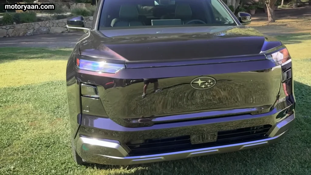 2027 Subaru Getaway Touring front fascia close up with LED lighting signature