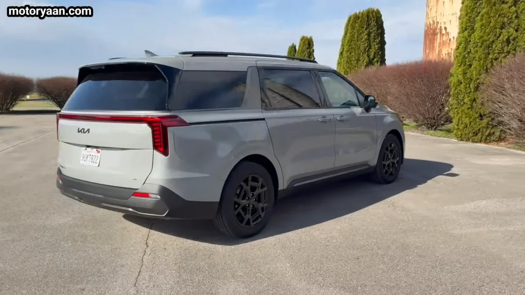 2026 Kia Carnival full exterior view showing front side and rear design elements