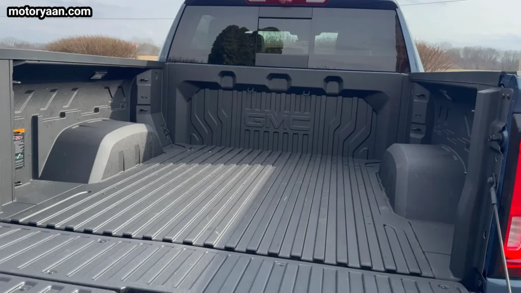 2026 GMC Sierra 1500 Denali Ultimate truck bed with carbon composite cargo area