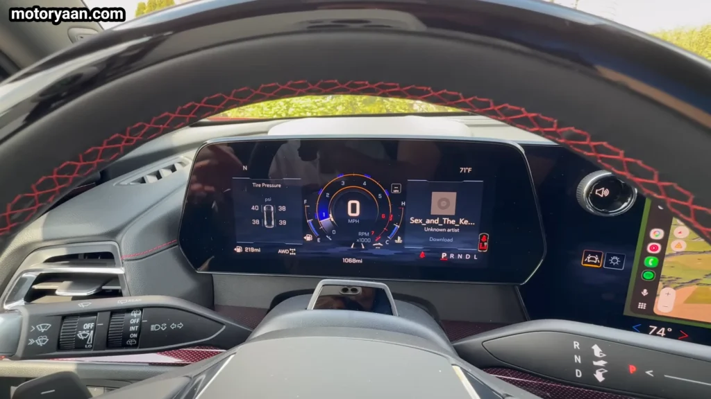 2026 Chevrolet Traverse digital instrument cluster display with driver information