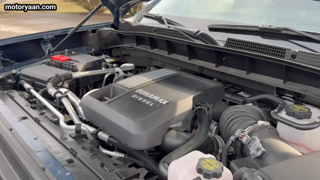 2026 GMC Sierra 1500 Denali Ultimate 3.0L Duramax diesel engine bay