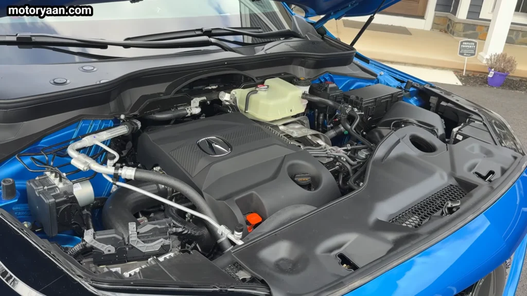 2026 Acura MDX Type S turbo V6 engine bay layout
