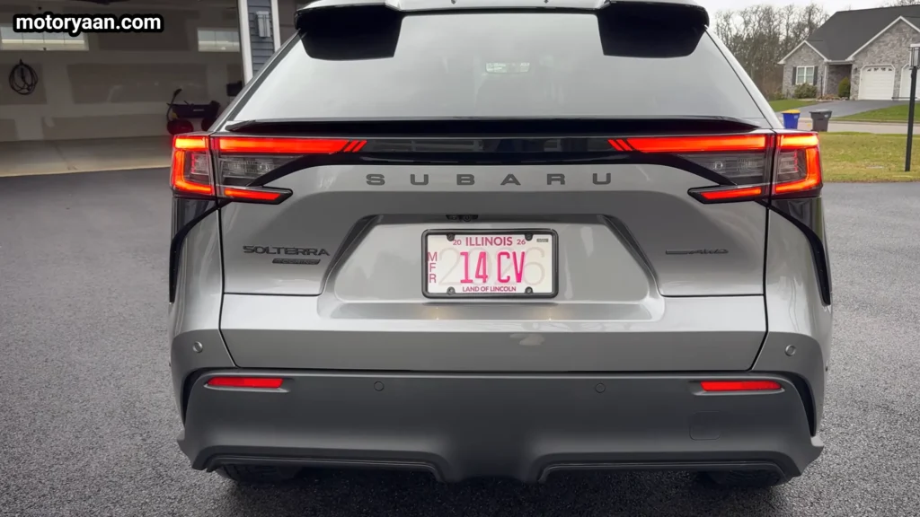 2026 Subaru Solterra XT Rear Close-Up