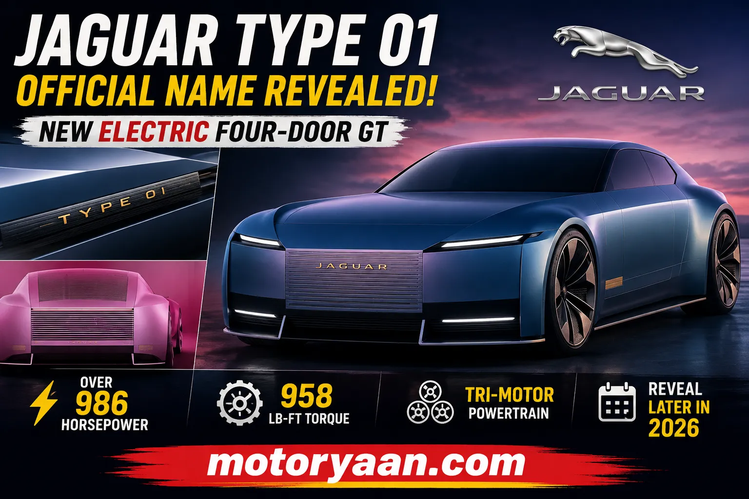 Jaguar Type 01 Officially Confirmed