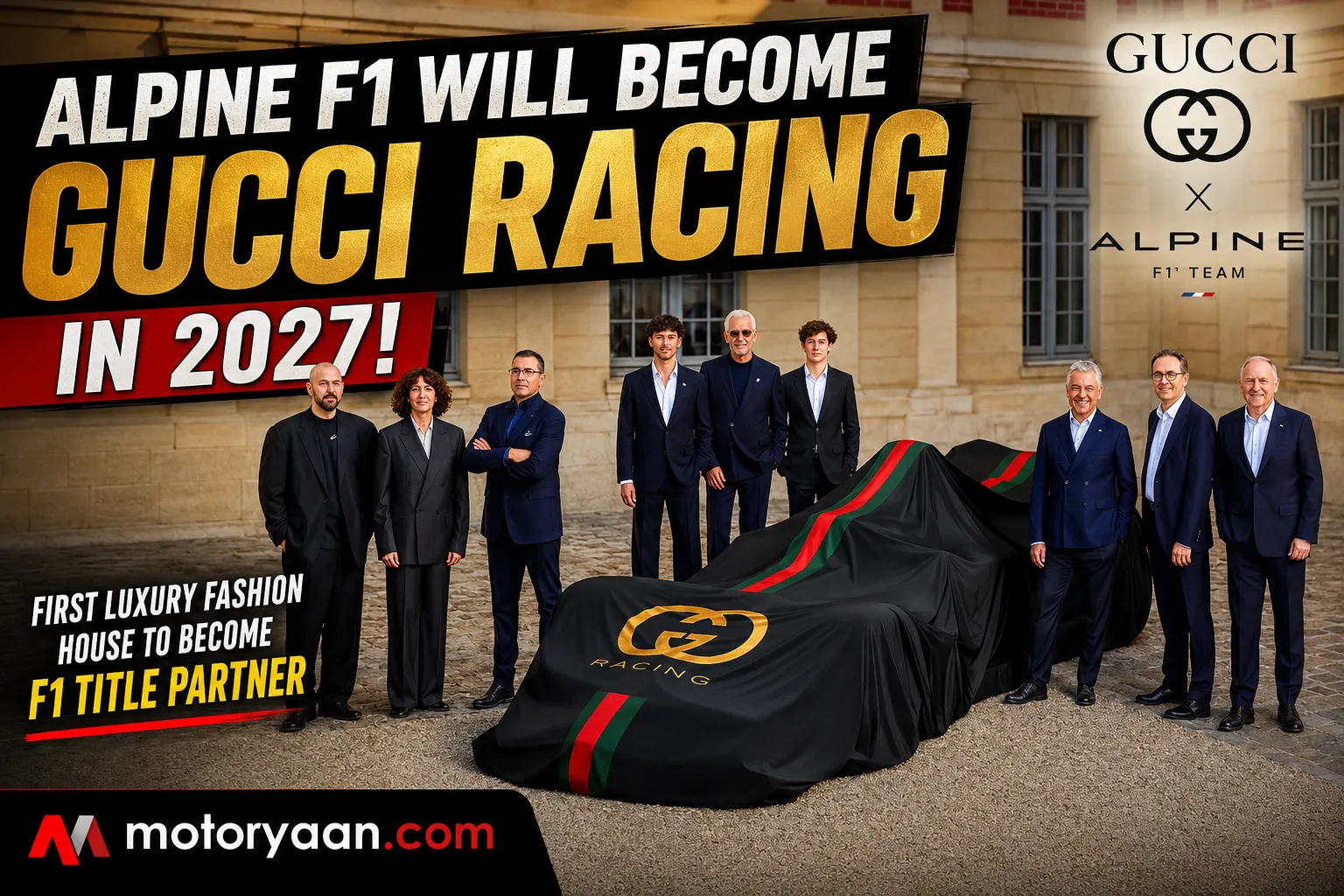 Alpine F1 To Become Gucci Racing Alpine F1 Team