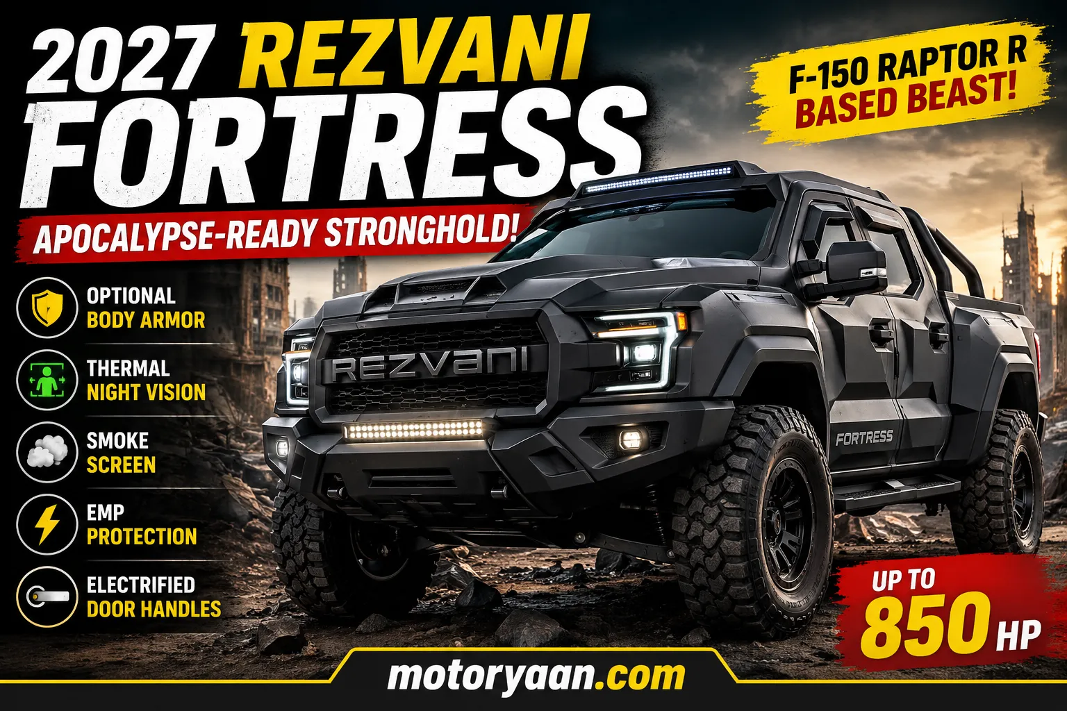 2027 Rezvani Fortress