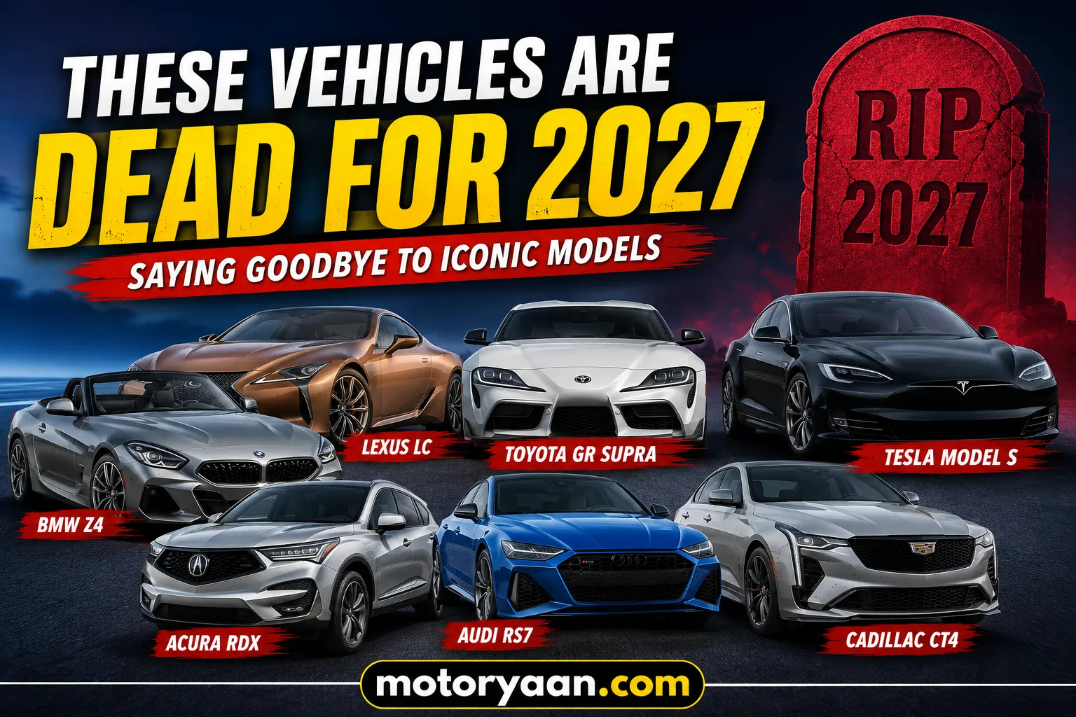 Vehicles Discontinued for 2027