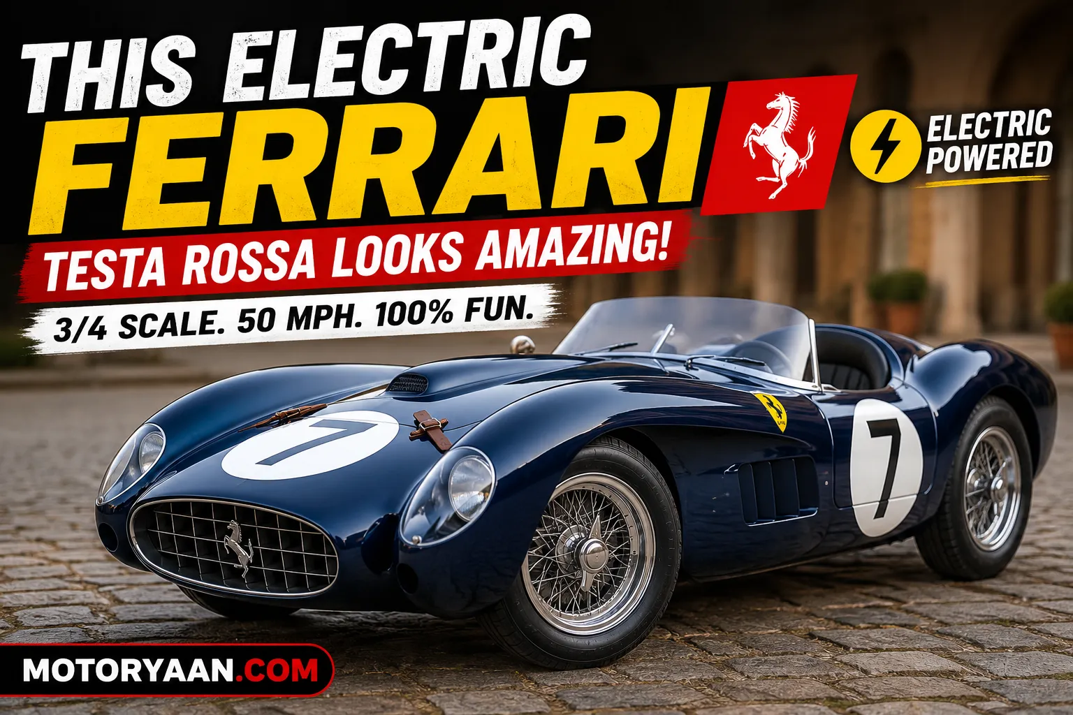 Electric Ferrari Testa Rossa