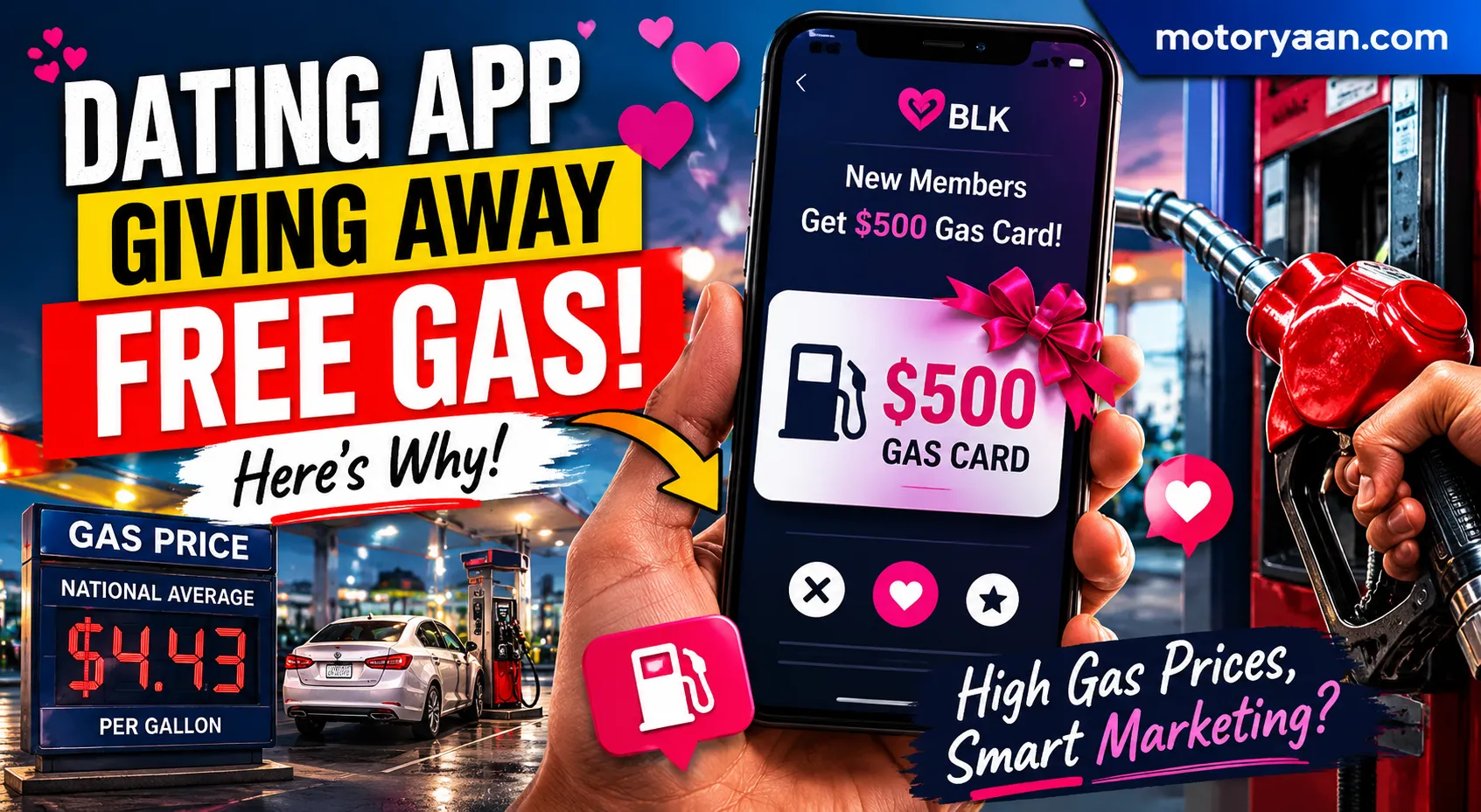 Dating App Giving Away Free Gas