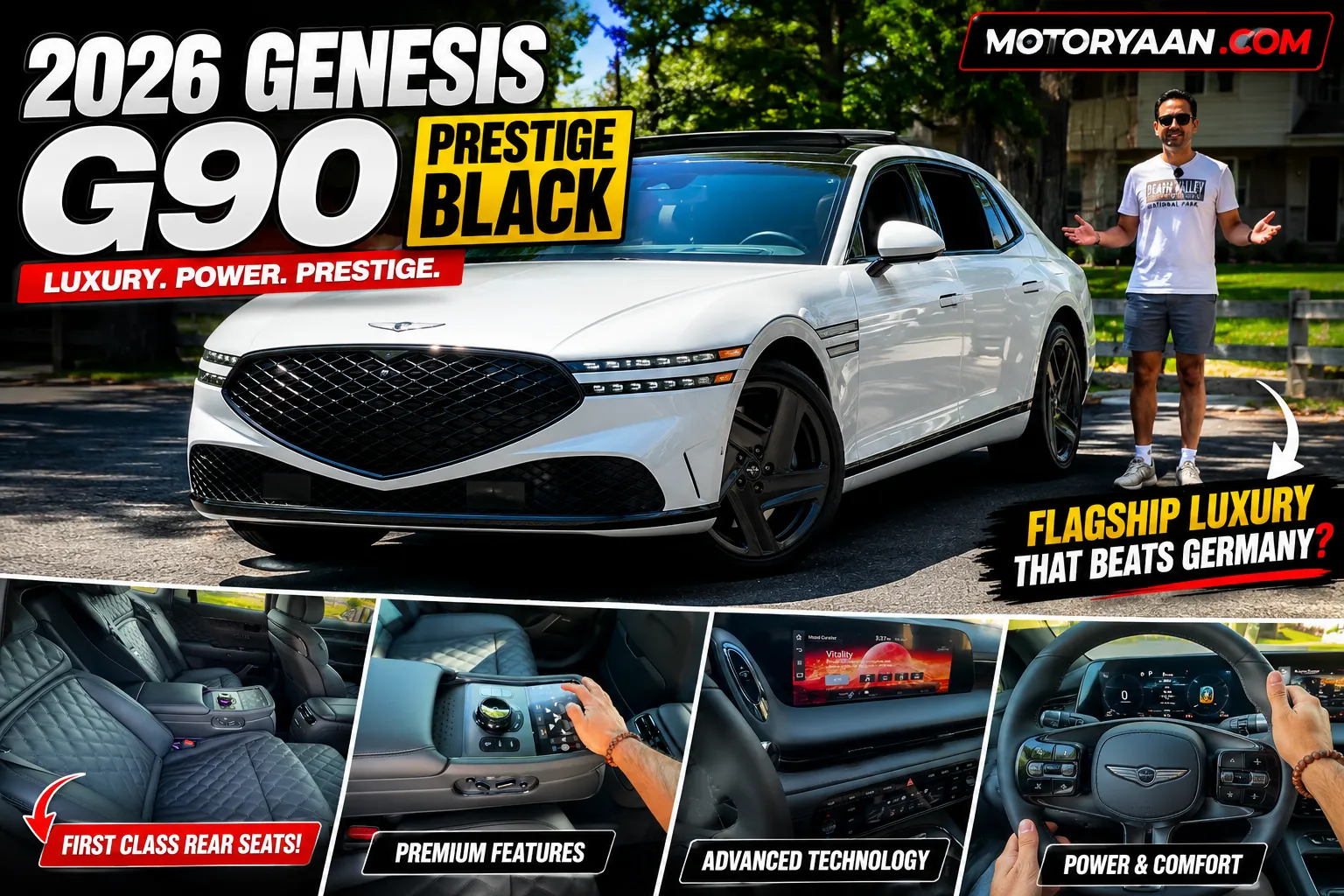 2026 Genesis G90 Prestige Black