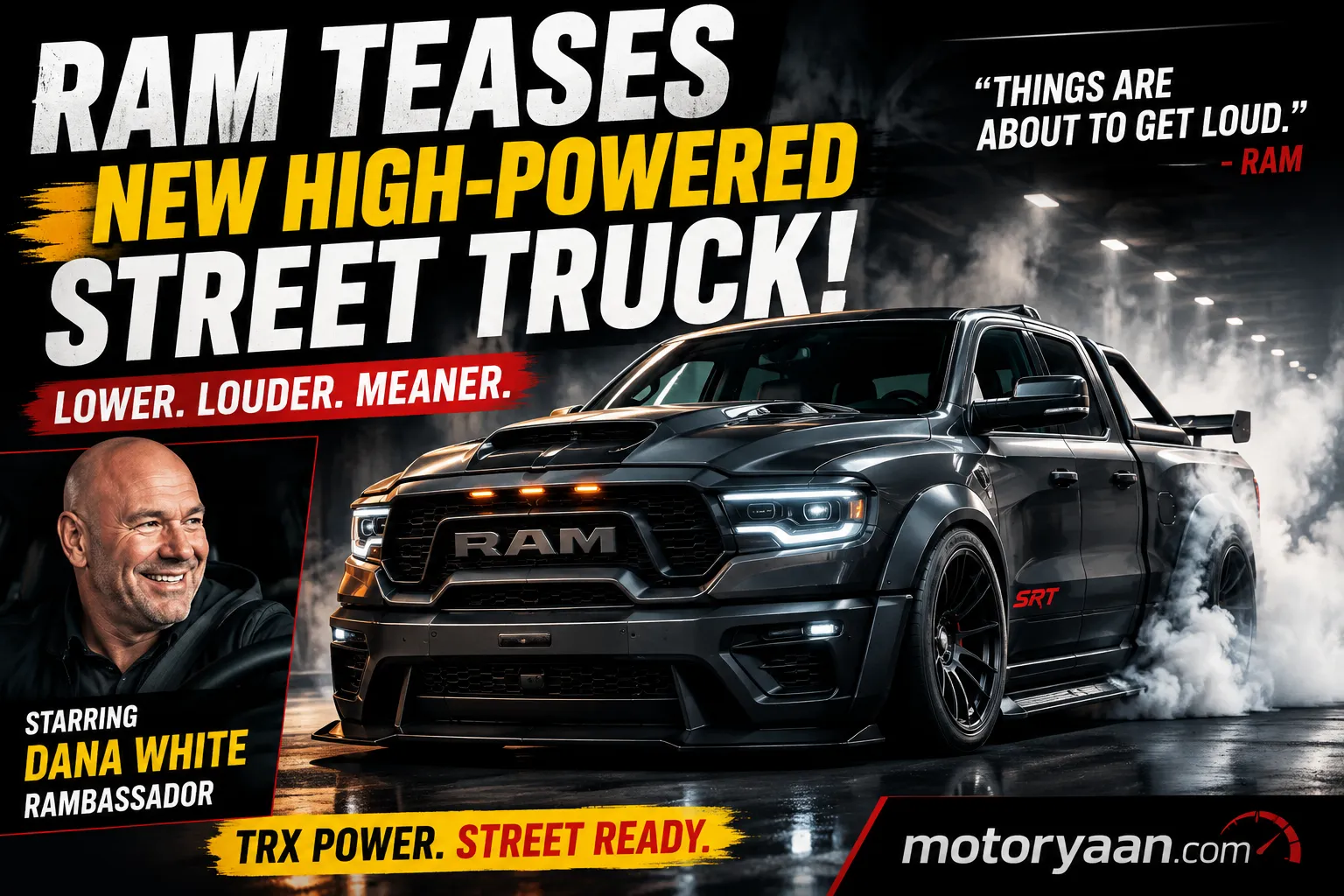 Ram Teases New High Powered Street Truck