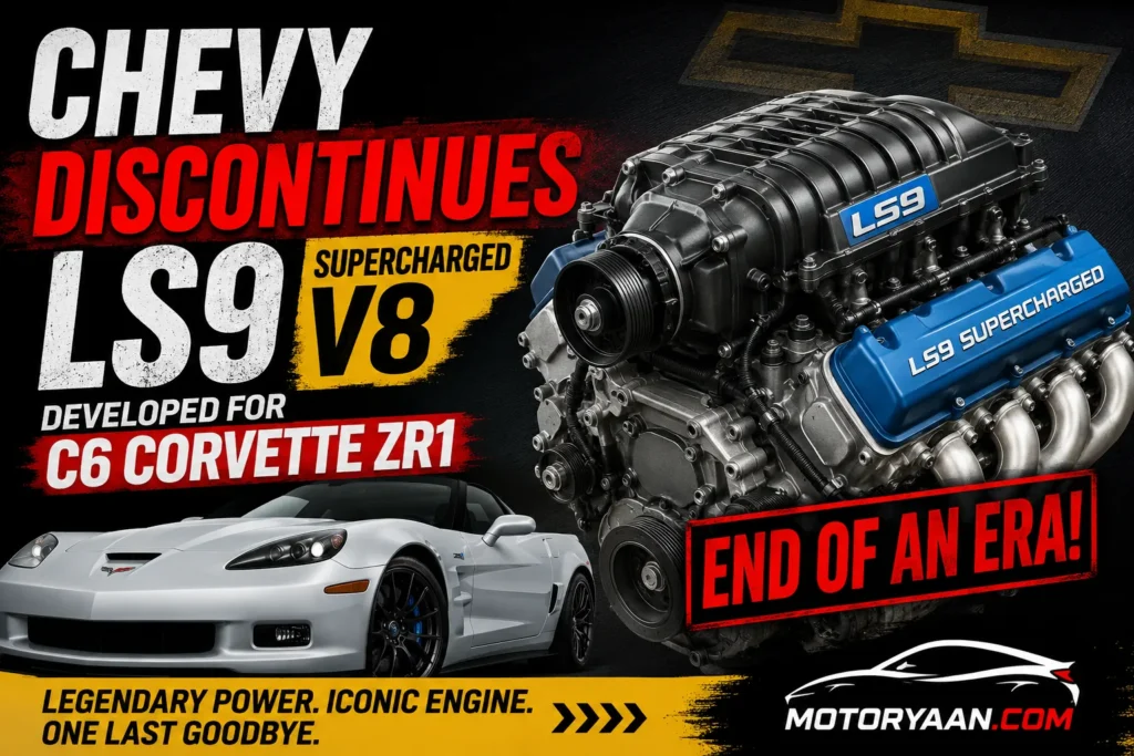 Chevy LS9 Supercharged V8 Officially Discontinued