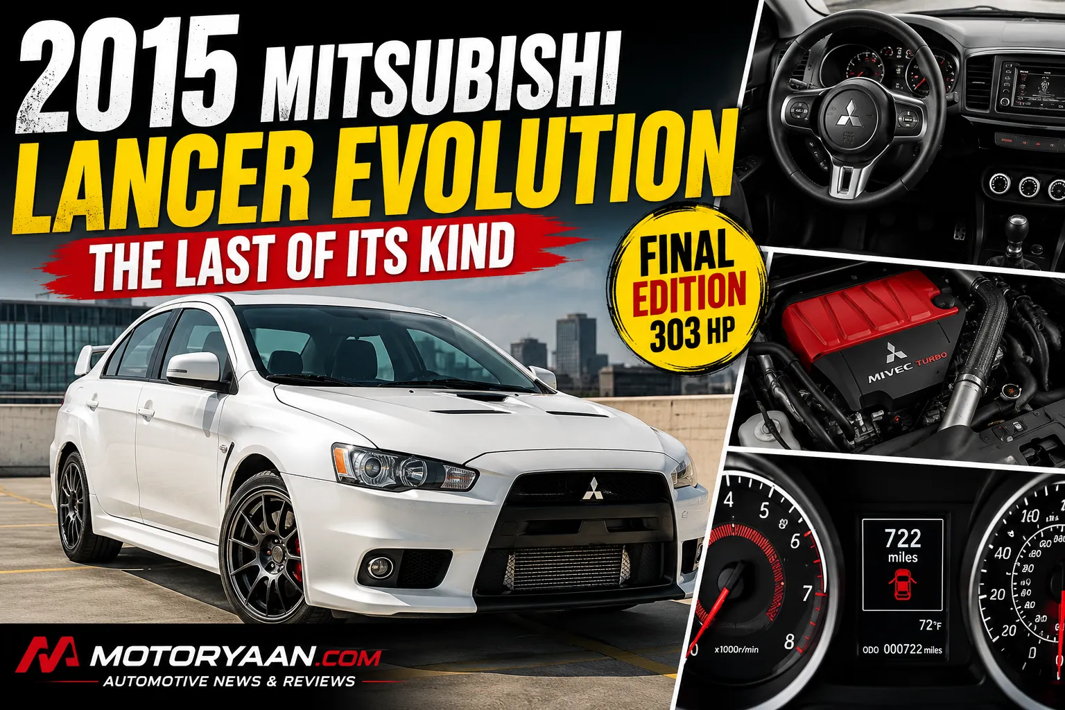 2015 Mitsubishi Lancer Evolution Final Edition