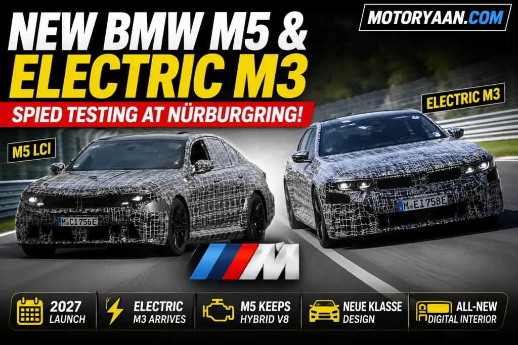 BMW M5 And Electric M3 Spied Testing