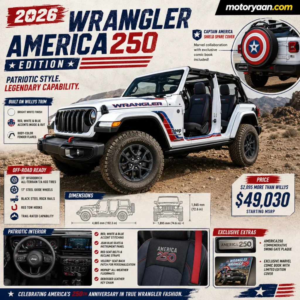 Jeep Wrangler America250 Edition