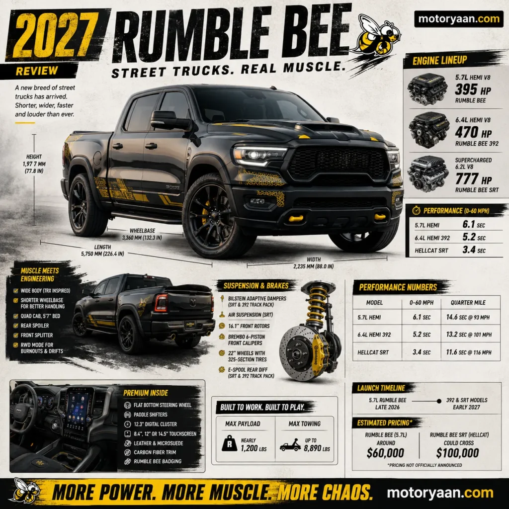 2027 Ram 1500 Rumble Bee