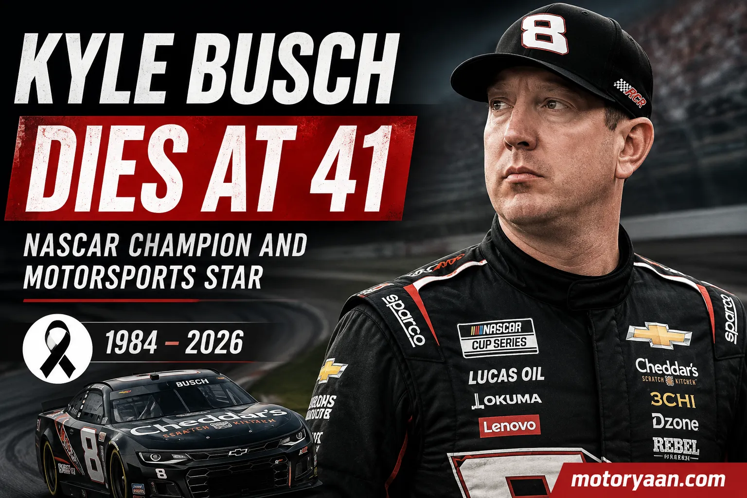 NASCAR Champion Kyle Busch Dies at 41 After Sudden Illness